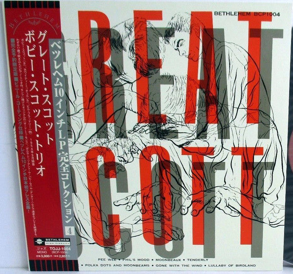 Bobby Scott Trio - Great Scott (Vinyl, 10", Album, Reissue, Mono) Very Good Plus (VG+) / Near Mint (NM or M-)