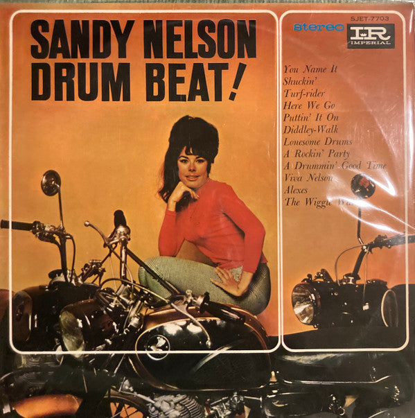 Sandy Nelson - Drum Beat! (Vinyl, LP, Album, Stereo) Good Plus (G+) / Good Plus (G+)
