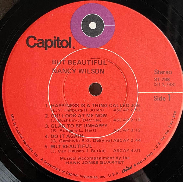 Nancy Wilson - But Beautiful (Vinyl, LP, Album, Stereo) Very Good (VG) / Very Good Plus (VG+)