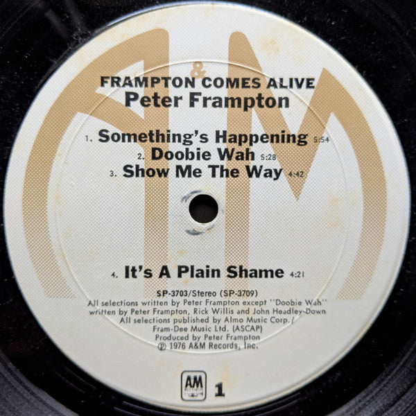 Peter Frampton - Frampton Comes Alive! (2xVinyl, LP, Album) Very Good Plus (VG+) / Very Good Plus (VG+)