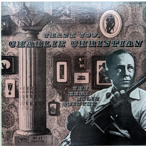 The Herb Ellis Quintet - Thank You, Charlie Christian = サンキュー・チャーリー・クリスチャン (Vinyl, LP, Album, Promo, Reissue, Stereo) Very Good (VG) / Very Good (VG)
