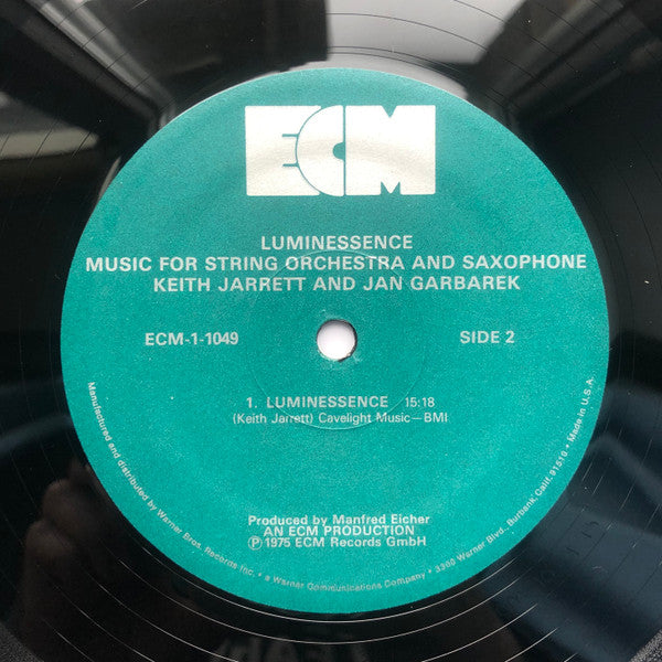 Keith Jarrett - Luminessence (Vinyl, LP, Album) Near Mint (NM or M-) / Very Good Plus (VG+)