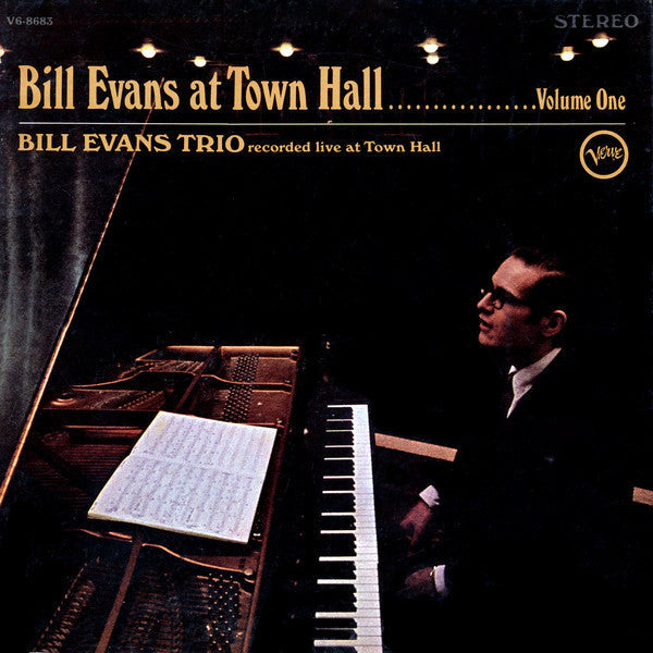 The Bill Evans Trio - Bill Evans At Town Hall (Volume One) (Vinyl, LP, Album, Stereo) Very Good (VG) / Good Plus (G+)