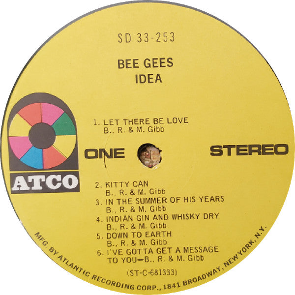 Bee Gees - Idea (Vinyl, LP, Album, Stereo) Very Good (VG) / Good (G)