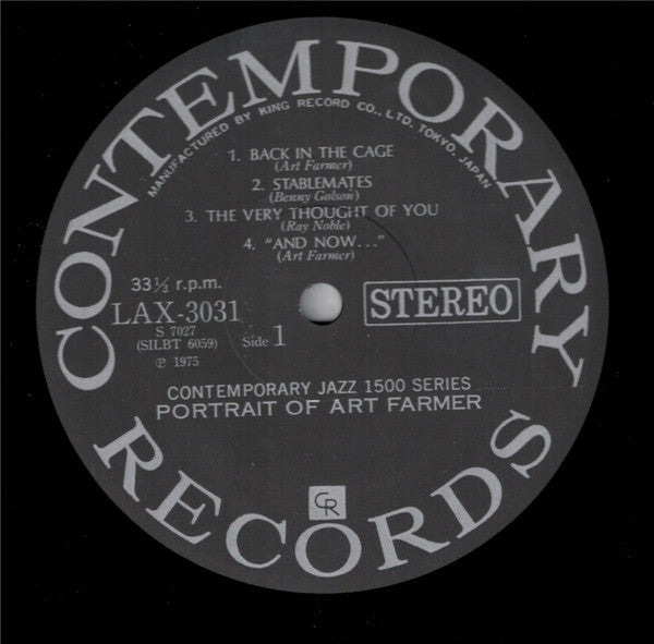 Art Farmer - Portrait Of Art Farmer (Vinyl, LP, Album, Limited Edit...