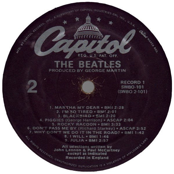The Beatles - The Beatles (2xVinyl, LP, Album, Reissue, Stereo) Near Mint (NM or M-) / Very Good (VG)