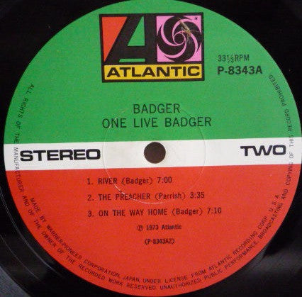 Badger (5) - One Live Badger (Vinyl, LP, Album)