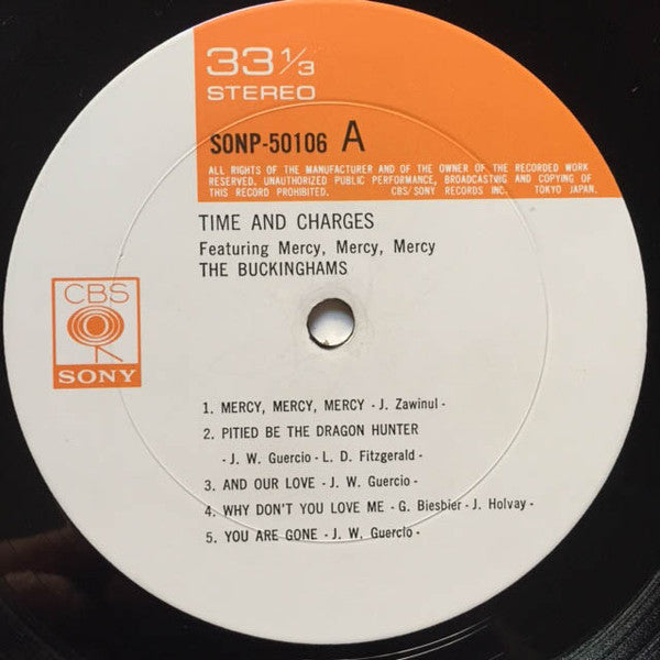 The Buckinghams - Time & Charges (Vinyl, LP, Album, Reissue, Stereo) Very Good (VG) / Very Good (VG)