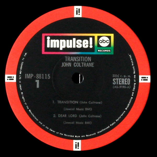 John Coltrane - Transition (Vinyl, LP, Album, Reissue, Stereo)