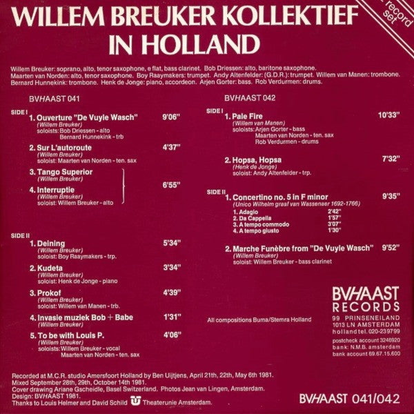 Willem Breuker Kollektief - In Holland (2xVinyl, LP, Album) Near Mint (NM or M-) / Very Good Plus (VG+)