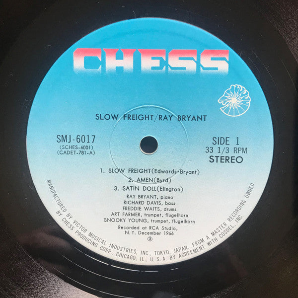 Ray Bryant - Slow Freight (Vinyl, LP, Album, Reissue) Very Good (VG) / Good Plus (G+)