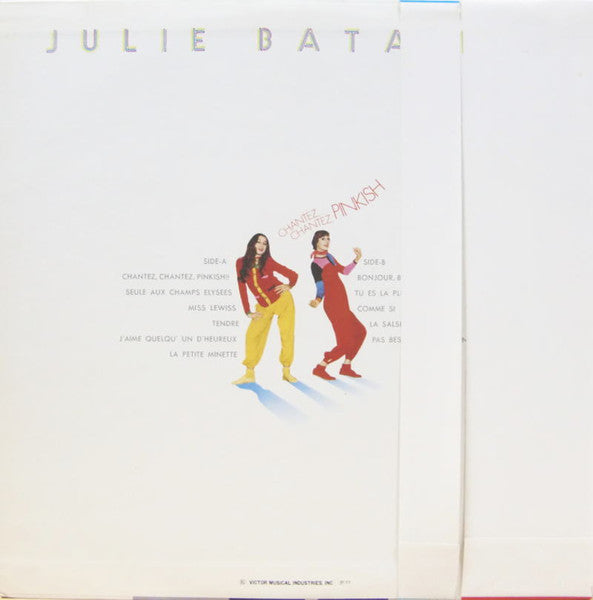 Julie Bataille - Chantez, Chantez, Pinkish (Vinyl, LP, Album) Good Plus (G+) / Very Good (VG)