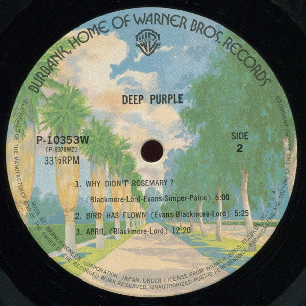 Deep Purple - Deep Purple (Vinyl, LP, Album, Reissue)