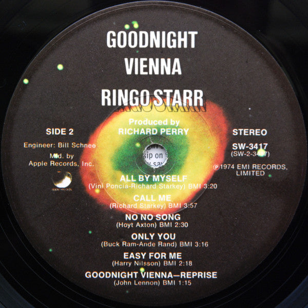 Ringo Starr - Goodnight Vienna (Vinyl, LP, Album, Stereo) Very Good (VG) / Very Good (VG)