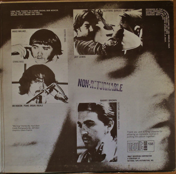 Morning (2) - Morning (Vinyl, LP, Album, Stereo) Very Good Plus (VG+) / Very Good Plus (VG+)