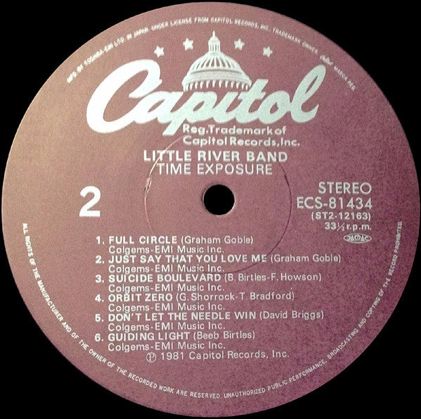 Little River Band - Time Exposure (Vinyl, LP, Album)