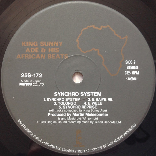 King Sunny Ade & His African Beats - Synchro System = シンクロ・システム (Vi...
