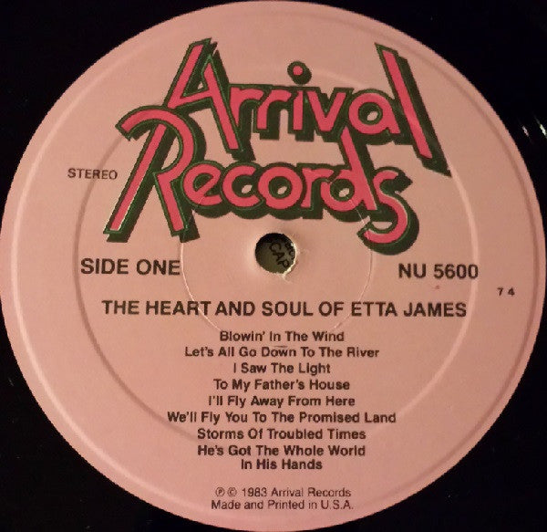 Etta James - The Heart And Soul Of Etta James (Vinyl, LP) Mint (M) / Very Good Plus (VG+)