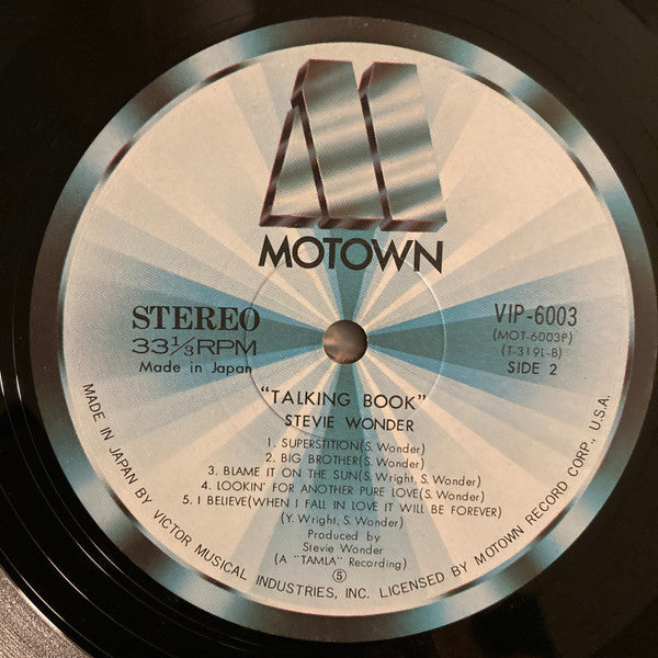 Stevie Wonder - Talking Book = トーキング・ブック (Vinyl, LP, Album, Reissue...