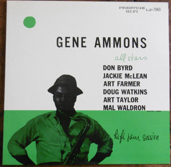 Gene Ammons' All Stars - Jammin' With Gene (Vinyl, LP, Album, Mono, Reissue) Near Mint (NM or M-) / Very Good Plus (VG+)