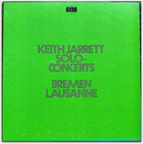 Keith Jarrett - Solo Concerts: Bremen / Lausanne (Vinyl, Box Set, L...