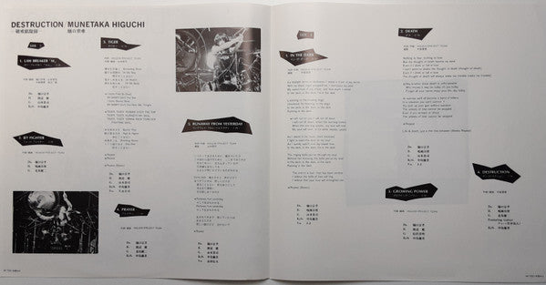 Munetaka Higuchi - Destruction (Vinyl, LP, Album) Very Good Plus (VG+) / Very Good (VG)