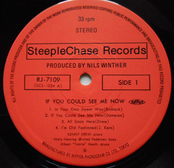 The Kenny Drew Trio - If You Could See Me Now (Vinyl, LP, Album, Re...