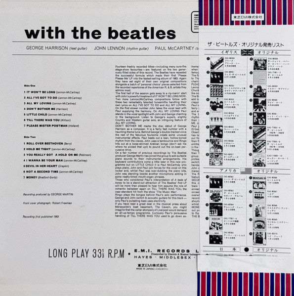 The Beatles - With The Beatles (This is the Beatles Vol. 2) (Vinyl, LP, Album, Reissue, Stereo) Very Good Plus (VG+) / Very Good Plus (VG+)