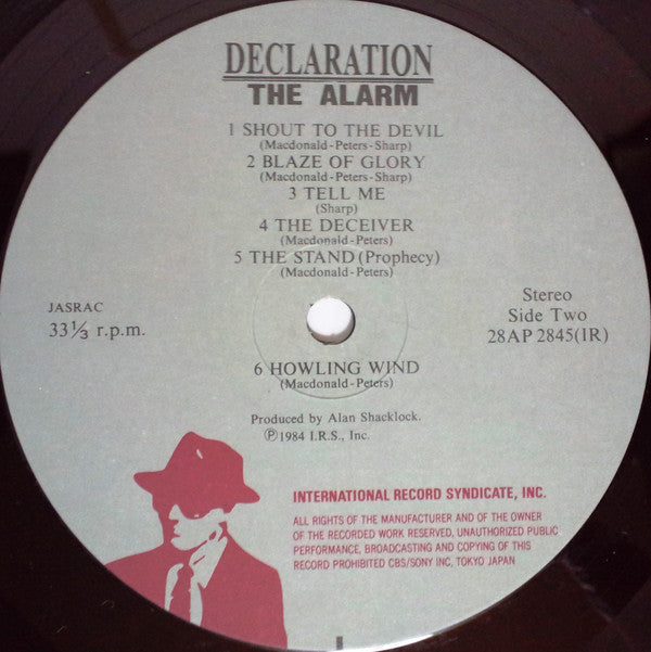 The Alarm - Declaration (Vinyl, LP, Album) Very Good Plus (VG+) / Very Good Plus (VG+)