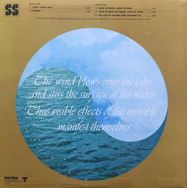 Chick Corea - Now He Sings, Now He Sobs (Vinyl, LP, Album, Reissue)