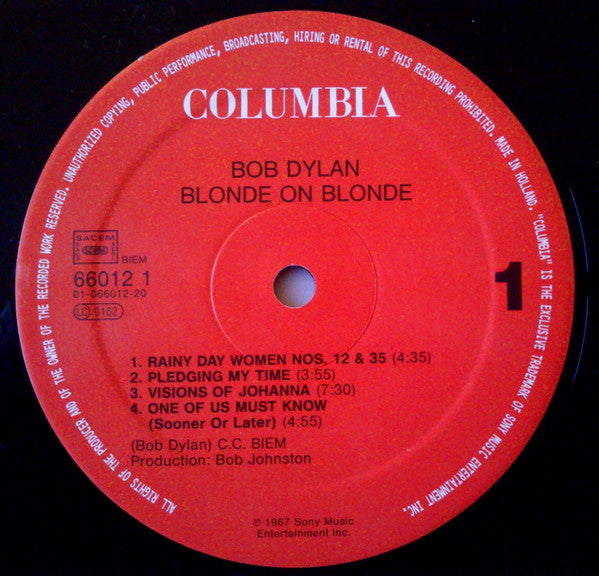 Bob Dylan - Blonde On Blonde (2xVinyl, LP, Album, Reissue) Very Good (VG) / Very Good (VG)