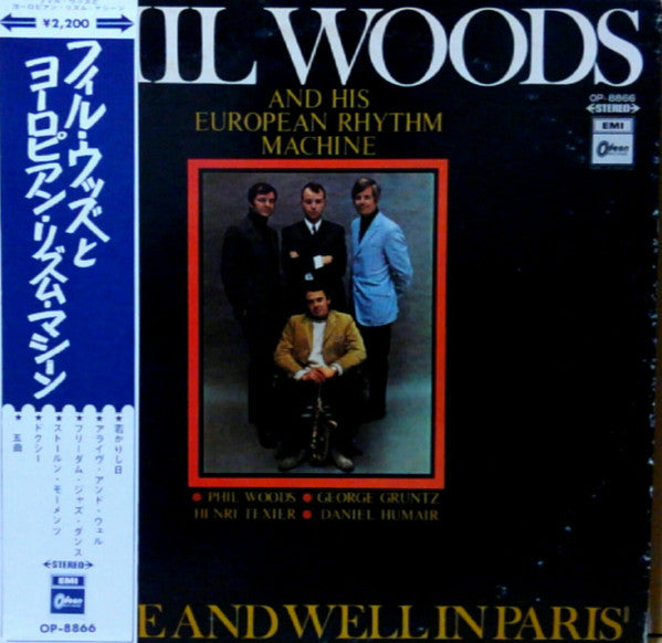 Phil Woods And His European Rhythm Machine - Alive And Well In Paris (Vinyl, LP, Album, Reissue) Very Good (VG) / Very Good Plus (VG+)