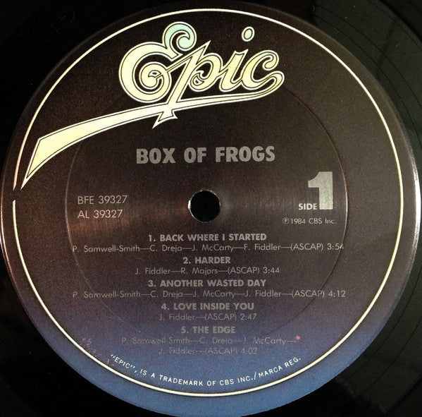 Box Of Frogs - Box Of Frogs (Vinyl, LP, Album, Stereo) Very Good Plus (VG+) / Very Good (VG)