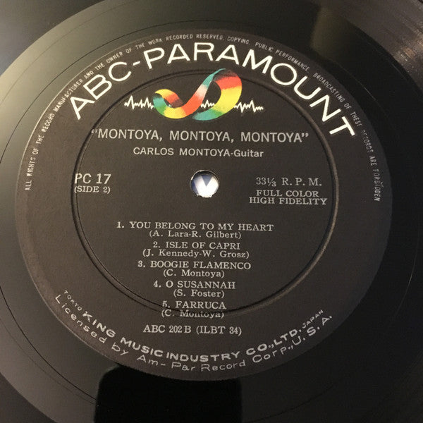 Carlos Montoya - Montoya (Vinyl, LP, Mono) Very Good Plus (VG+) / Very Good Plus (VG+)