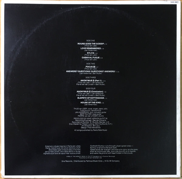 Focus (2) - Focus 3 (2xVinyl, LP, Album) Good Plus (G+) / Good Plus (G+)