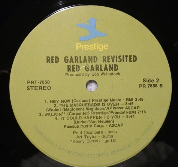 Red Garland - Red Garland Revisited! (Vinyl, LP, Album, Reissue, Remastered, Stereo) Very Good (VG) / Very Good (VG)