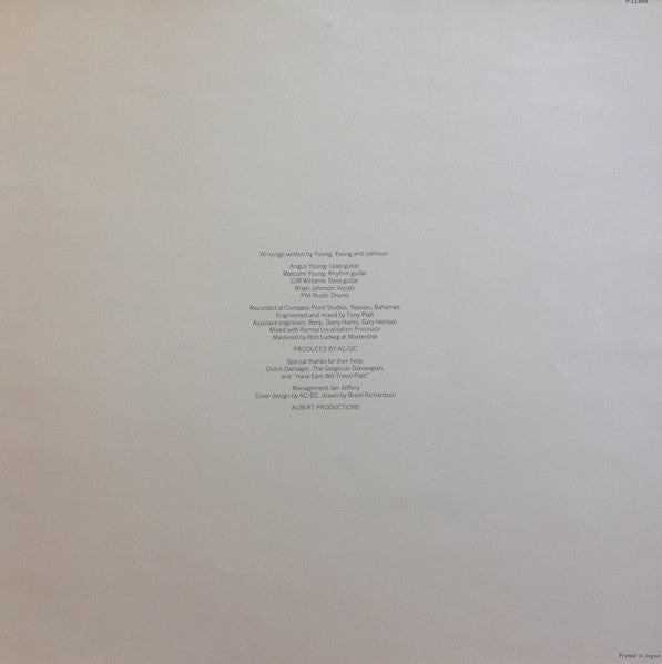 AC/DC - Flick Of The Switch = 征服者 (Vinyl, LP, Album, Stereo)