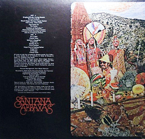 Santana - Abraxas = 天の守護神サンタナ (Vinyl, LP, Album, Quadraphonic, Reis...