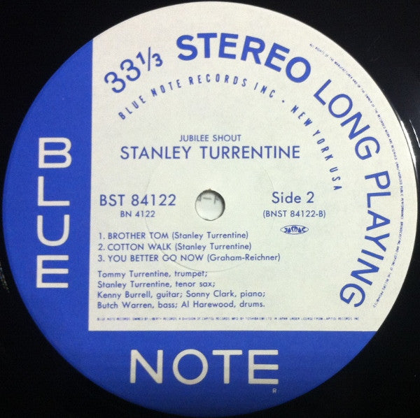 Stanley Turrentine - Jubilee Shout!!! (Vinyl, LP, Album, Limited Edition, Reissue) Near Mint (NM or M-) / Near Mint (NM or M-)