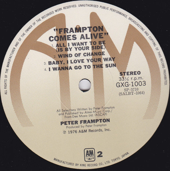 Peter Frampton - Frampton Comes Alive! (Vinyl, LP, Album)