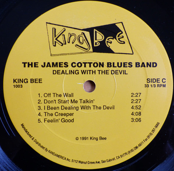 The James Cotton Blues Band - Dealing With The Devil (2xVinyl, LP, Compilation) Very Good Plus (VG+) / Very Good Plus (VG+)