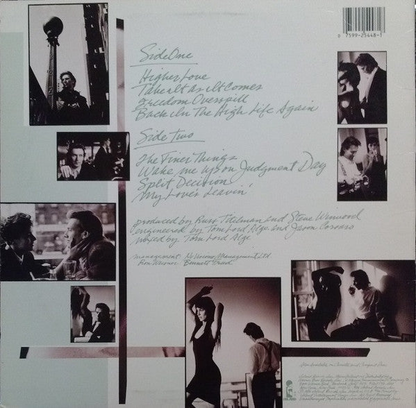 Steve Winwood - Back In The High Life (Vinyl, LP, Album, Stereo) Very Good Plus (VG+) / Near Mint (NM or M-)