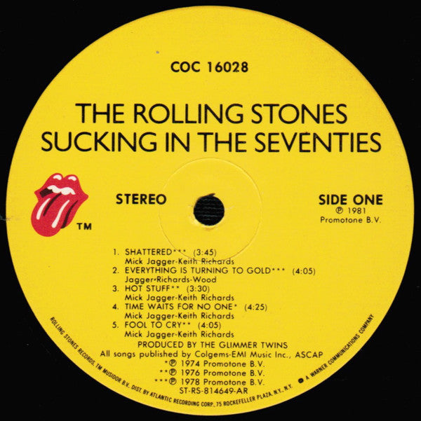 The Rolling Stones - Sucking In The Seventies (Vinyl, LP, Compilation) Very Good (VG) / Very Good (VG)