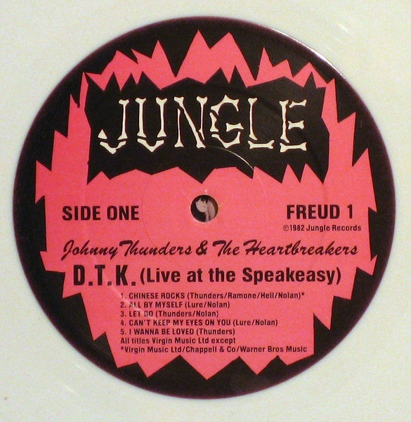 The Heartbreakers (2) - DTK (Live At The Speakeasy) (Vinyl, LP) Very Good Plus (VG+) / Very Good Plus (VG+)