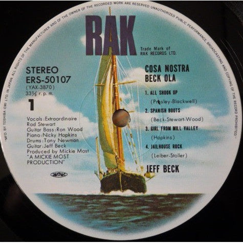Jeff Beck Group - Beck-Ola (Vinyl, LP, Album, Reissue)