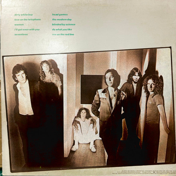 Foreigner - Head Games (Vinyl, LP, Album, Stereo) Very Good (VG) / Very Good (VG)