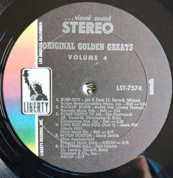 Various - Original Golden Greats Vol. 4 (Vinyl, LP, Compilation) Good Plus (G+) / Very Good (VG)