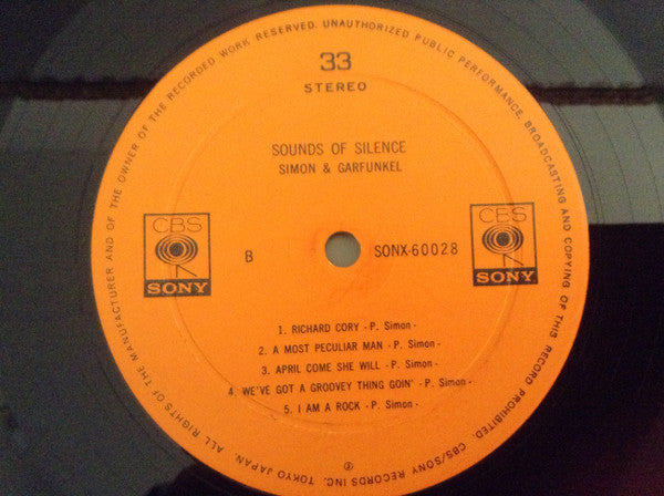 Simon & Garfunkel - Sounds Of Silence (Vinyl, LP, Album, Stereo) Good Plus (G+) / Very Good (VG)