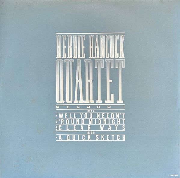 Herbie Hancock - Quartet = カルテット (2xVinyl, LP, Album) Very Good Plus (VG+) / Very Good Plus (VG+)