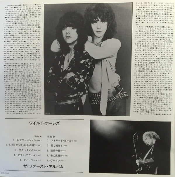 Wild Horses - The First Album (Vinyl, LP, Album) Very Good Plus (VG+) / Very Good Plus (VG+)
